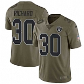 Nike Raiders 30 Jalen Richard Olive Salute To Service Limited Jersey Dzhi,baseball caps,new era cap wholesale,wholesale hats